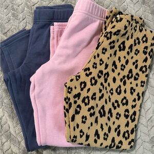 3 pairs fleece leggings